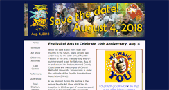 Desktop Screenshot of fayettefestival.org
